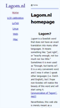 Mobile Screenshot of lagom.nl