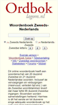 Mobile Screenshot of ordbok.lagom.nl